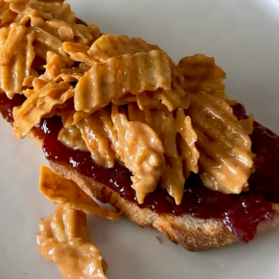 Peanut Butter & Jelly Toast using The Outlaw and The Showgirl