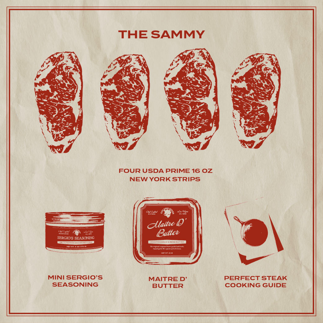 The Sammy 16 OZ New Yorks (Set of 4)