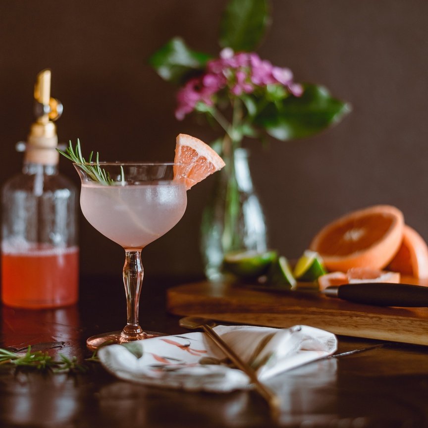 Spring Cocktail Recipe: The Rosemary Sunset