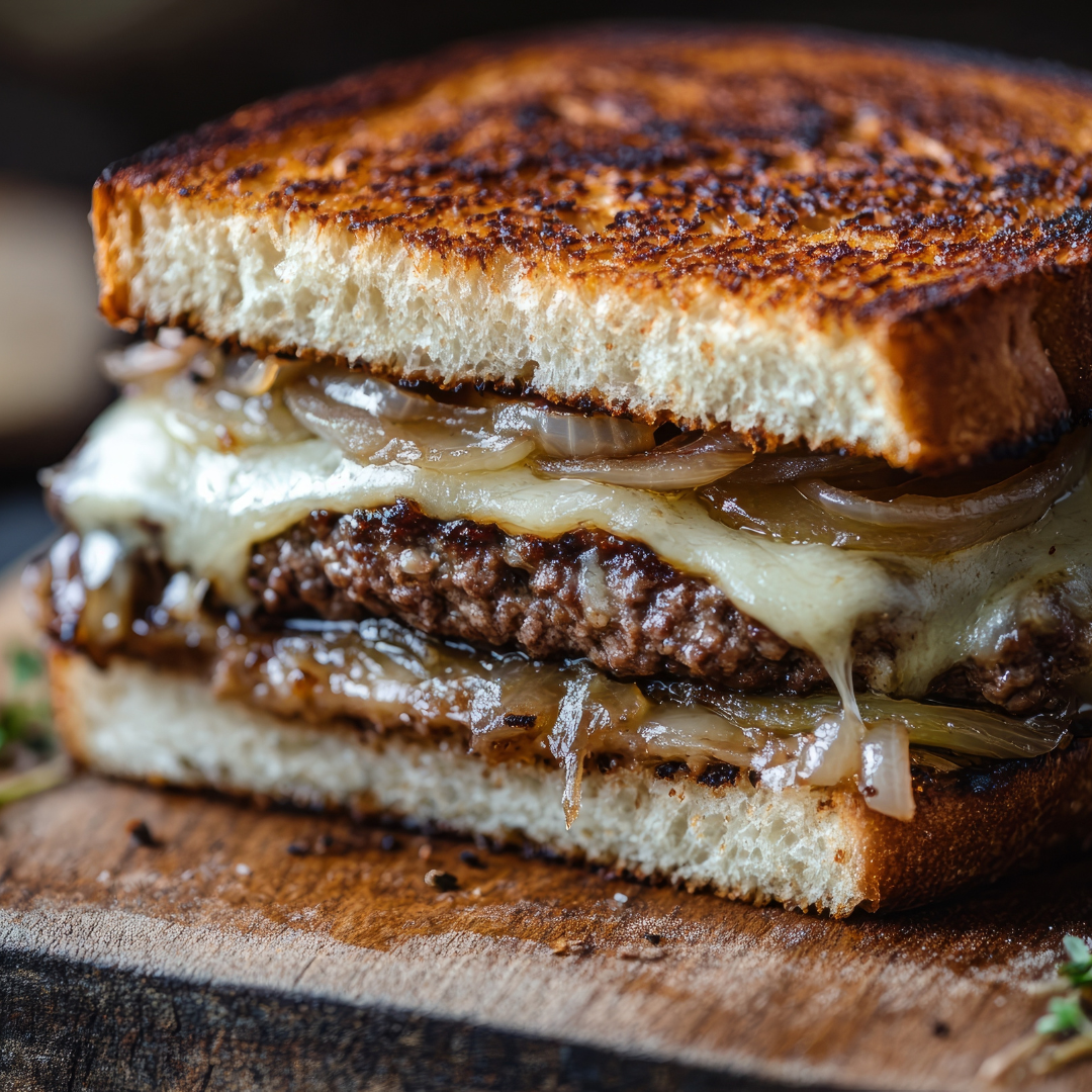 Sergio’s Seasoning Recipe: Patty Melt with Caramelized Onions