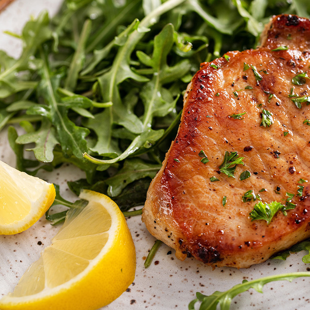 Sergio's Seasoning Recipe: Pork Loin & Arugula Salad