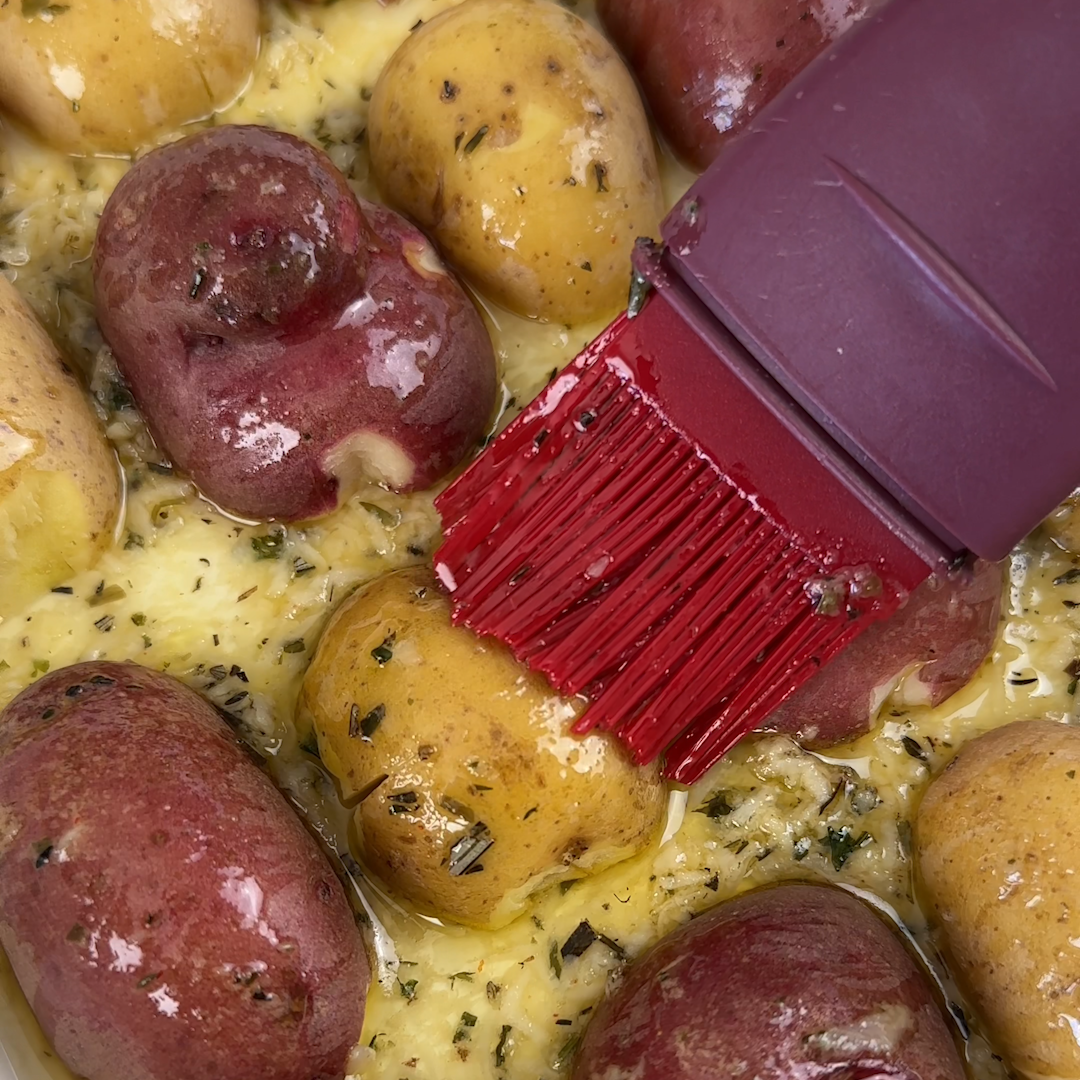 Maitre d’ Butter Recipe: Parmesan Crusted Potatoes