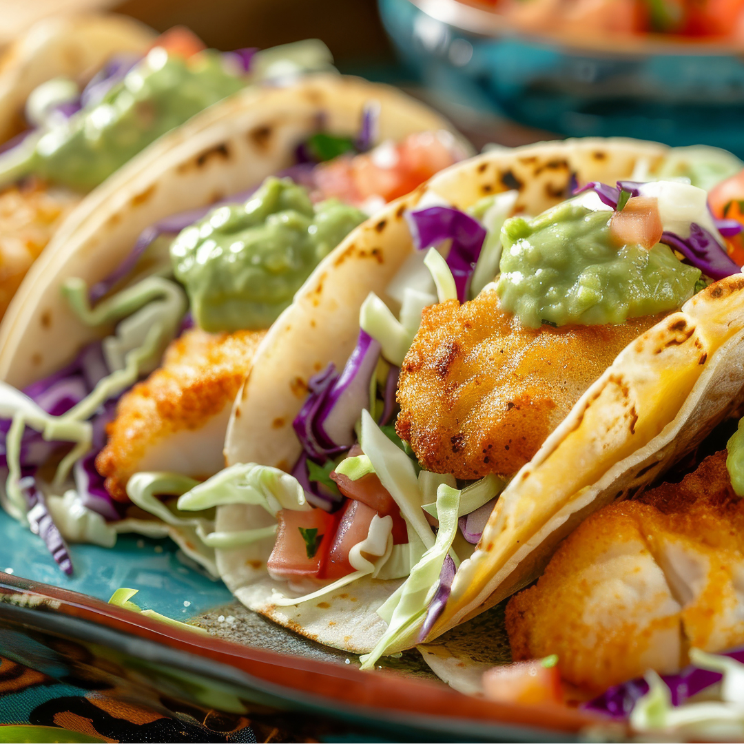 image of a Bowtie Seasoning Recipe: Beer-Battered Fish Tacos